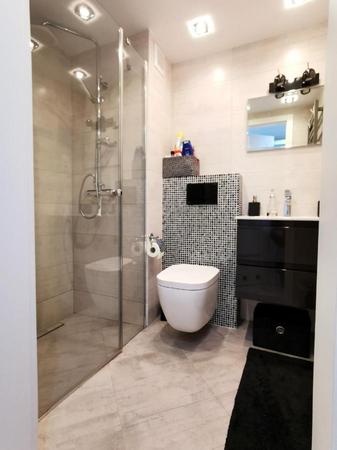 Strandidylle Apartment Mit Meerblick Und Kamin Miedzyzdroje Dış mekan fotoğraf